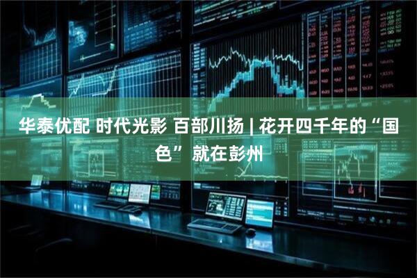 华泰优配 时代光影 百部川扬 | 花开四千年的“国色” 就在彭州